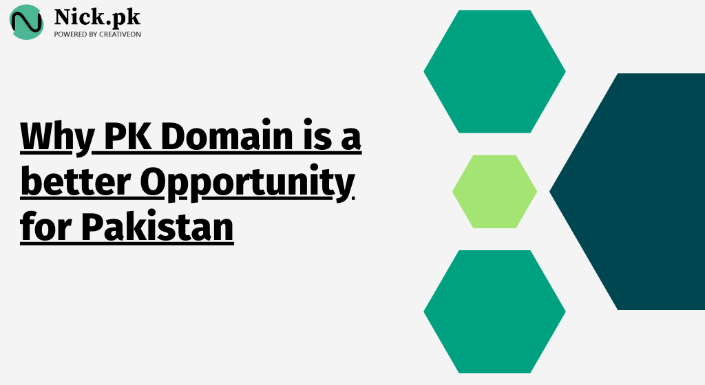 Why PK Domain is a better Opportunity for Pakistan